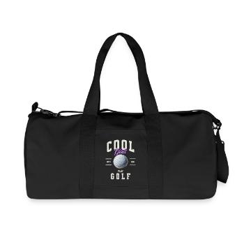 Golf Golfer - Recycled Canvas Sports Bag by Stanley/Stella - black - Front