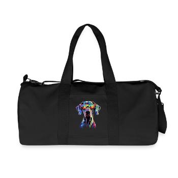 Great Dane Hatz Male Saupacker Great Dane - Recycled Canvas Sports Bag by Stanley/Stella - black - Front