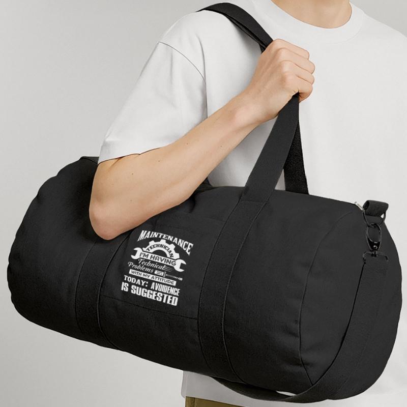 Maintenance Technician Having Technical Problems Recycled Canvas Sports Bag by Stanley/Stella