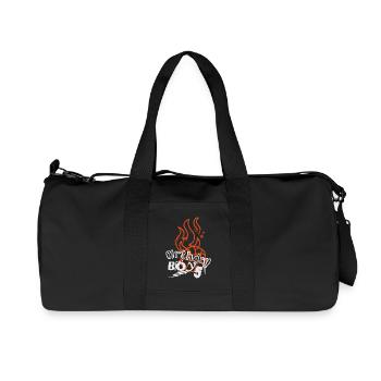 Basketball 5th Birthday Basketball Player - Recycled Canvas Sports Bag by Stanley/Stella - black - Front