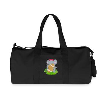 Souris Sports de football américain - Sac de sport en toile recyclée Stanley/Stella - noir - Devant