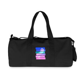 Roller-skate - Recycled Canvas Sports Bag by Stanley/Stella - black - Front