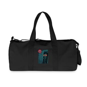 Skeleton horror mom calls: Dinner is ready! - Recycled Canvas Sports Bag by Stanley/Stella - black - Front