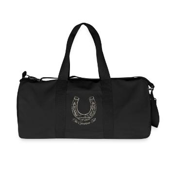 Fer à cheval L’Équitation Modifier - Sac de sport en toile recyclée Stanley/Stella - noir - Devant