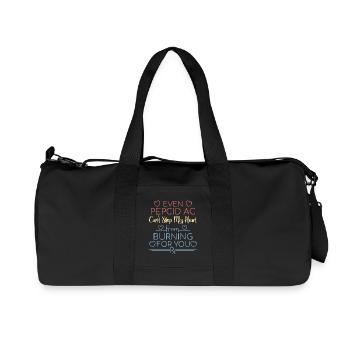 Apotheke Valentinstag Can't stop my Heart - Recycelte Canvas-Sporttasche von Stanley/Stella - Schwarz - Vorne