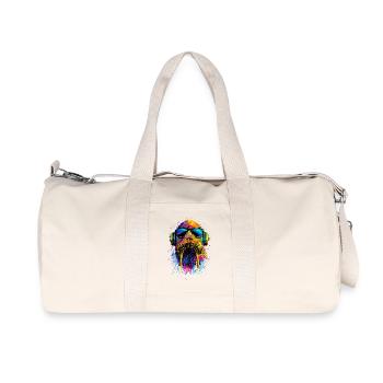 Walross Stoßzähne Robbe Wilde Pazifische Walrosse - Recycelte Canvas-Sporttasche von Stanley/Stella - Naturweiß - Vorne