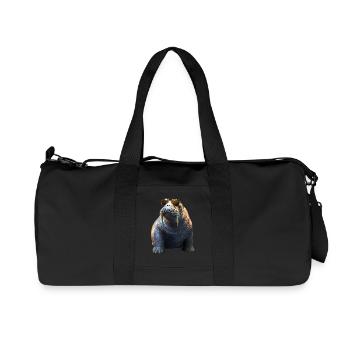 Walross Stoßzähne Robbe Wilde Pazifische Walrosse - Recycelte Canvas-Sporttasche von Stanley/Stella - Schwarz - Vorne