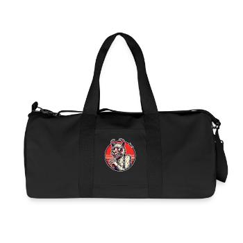 Lama embarrassé - Sac de sport en toile recyclée Stanley/Stella - noir - Devant