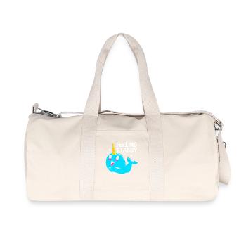 Narval - Sac de sport en toile recyclée Stanley/Stella - blanc naturel - Devant