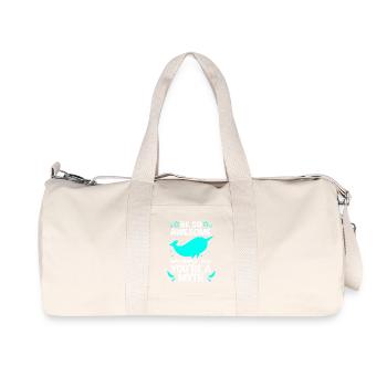 Narval - Sac de sport en toile recyclée Stanley/Stella - blanc naturel - Devant