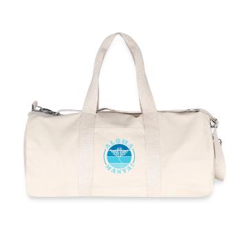 Aloha Manta Hawaiian Manta Ray Polynesian Pacific - Recycled Canvas Sports Bag by Stanley/Stella - natural - Front