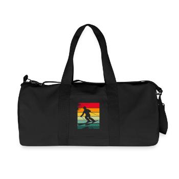 Ski Ski Holiday - Recycled Canvas Sports Bag by Stanley/Stella - black - Front