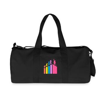 Ski Ski Holiday - Recycled Canvas Sports Bag by Stanley/Stella - black - Front