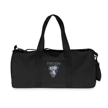 Timeless für Zeitlose Menschen - Recycelte Canvas-Sporttasche von Stanley/Stella - Schwarz - Vorne
