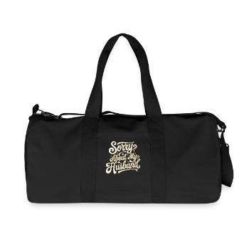 Sorry About My Husband 17 - Recycelte Canvas-Sporttasche von Stanley/Stella - Schwarz - Vorne