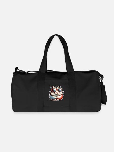 Hamster - Sac de sport en toile recyclée Stanley/Stella - noir