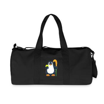 Penguin Bâton de Hockey sur Gazon - Sac de sport en toile recyclée Stanley/Stella - noir - Devant