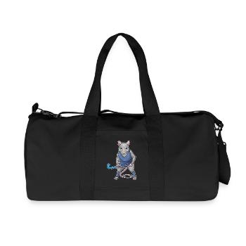 Bâton de hockey sur gazon Rat - Sac de sport en toile recyclée Stanley/Stella - noir - Devant