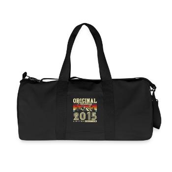 Original Février 2015 Vintage Anniversaire Rétro - Sac de sport en toile recyclée Stanley/Stella - noir - Devant