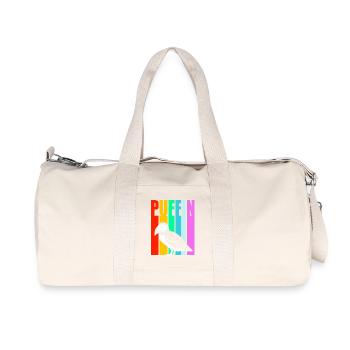 Papageientaucher Puffin - Recycelte Canvas-Sporttasche von Stanley/Stella - Naturweiß - Vorne