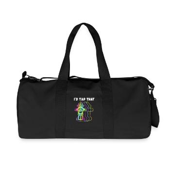 Firefighter Fire Brigade - Recycled Canvas Sports Bag by Stanley/Stella - black - Front