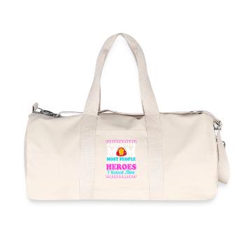 Firefighter Fire Brigade - Recycled Canvas Sports Bag by Stanley/Stella - natural - Front