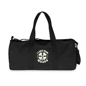 I Like Your Quads 14 - Recycelte Canvas-Sporttasche von Stanley/Stella - Schwarz - Vorne