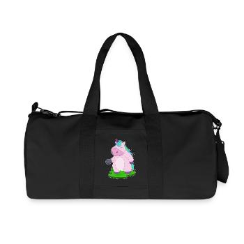 Unicorn Bowling Bowling Ball - Recycled Canvas Sports Bag by Stanley/Stella - black - Front