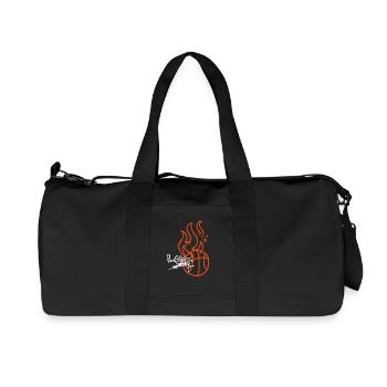 Basket-ball Joueurs de basket-ball - Sac de sport en toile recyclée Stanley/Stella - noir - Devant