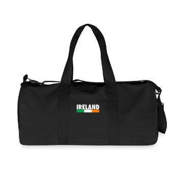 Ireland Ireland Irish Flag Proud Irishman - Recycled Canvas Sports Bag by Stanley/Stella - black - Front