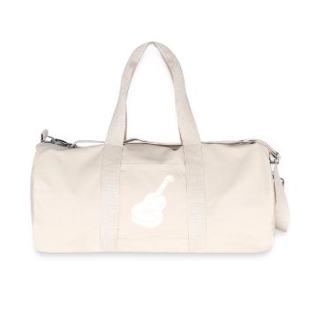 Ukulele Drawing - Recycled Canvas Sports Bag by Stanley/Stella - natural - Front