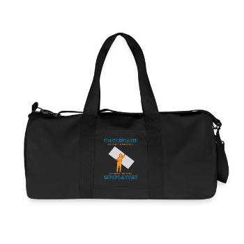 Trockenbau Trockenbauer Trockenbaumonteur Geschenk - Recycelte Canvas-Sporttasche von Stanley/Stella - Schwarz - Vorne