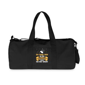Dudelsackspieler Dudelsack Männer Geschenk - Recycelte Canvas-Sporttasche von Stanley/Stella - Schwarz - Vorne