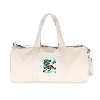Zebra Better crazy than one of you - Recycled Canvas Sports Bag by Stanley/Stella - natural - Front