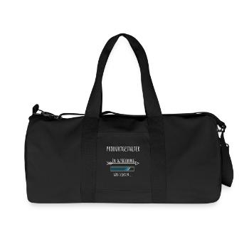 Produktgestalter Ausbildung Beruf Geschenk - Recycelte Canvas-Sporttasche von Stanley/Stella - Schwarz - Vorne