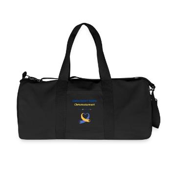 Liebe kennt keine Chromosomen - Recycelte Canvas-Sporttasche von Stanley/Stella - Schwarz - Vorne