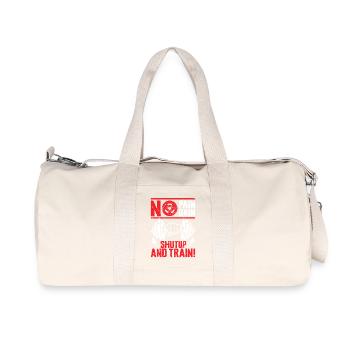No Pain No Gain Shut Up and Train - Recycled Canvas Sports Bag by Stanley/Stella - natural - Front