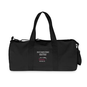 Investmentfondskauffrau Ausbildung Beruf Geschenk - Recycelte Canvas-Sporttasche von Stanley/Stella - Schwarz - Vorne