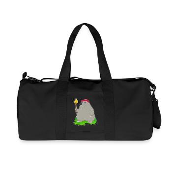 Mole Torch - Recycled Canvas Sports Bag by Stanley/Stella - black - Front