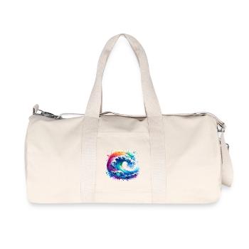 Wave - Recycled Canvas Sports Bag by Stanley/Stella - natural - Front