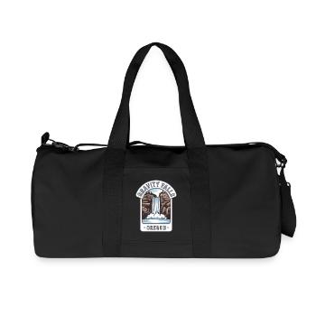 Gravity Falls Oregon für Oregon Urlauber - Recycelte Canvas-Sporttasche von Stanley/Stella - Schwarz - Vorne