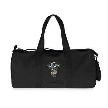 Blossom Spirit Bouquet Blossom Spirit Floral - Recycled Canvas Sports Bag by Stanley/Stella - black - Front