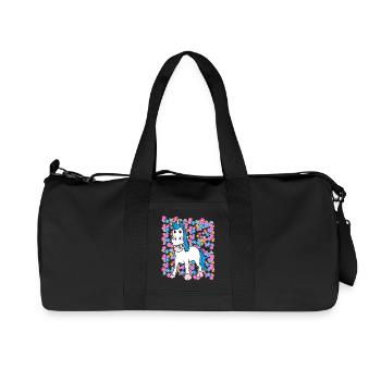 Enfants Enfant Licorne Licornes Bébé Bambins - Sac de sport en toile recyclée Stanley/Stella - noir - Devant