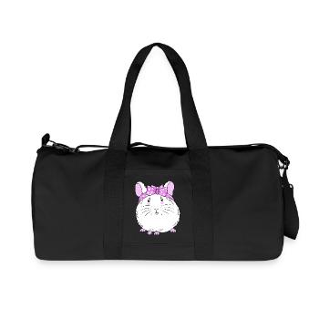 Chinchilla - Recycled Canvas Sports Bag by Stanley/Stella - black - Front
