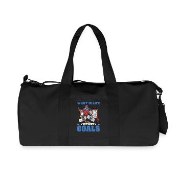 What Is Life Without Goals 35 - Recycelte Canvas-Sporttasche von Stanley/Stella - Schwarz - Vorne