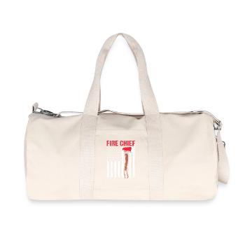 Feuerwehrmann Kind - Recycelte Canvas-Sporttasche von Stanley/Stella - Naturweiß - Vorne