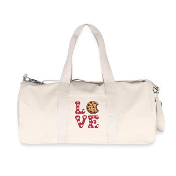 Cookies Saying Chocolate Cookies Funny Cookie Gift - Recycled Canvas Sports Bag by Stanley/Stella - natural - Front