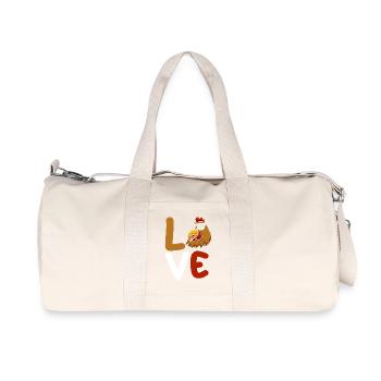 Chickens Hen - Recycled Canvas Sports Bag by Stanley/Stella - natural - Front