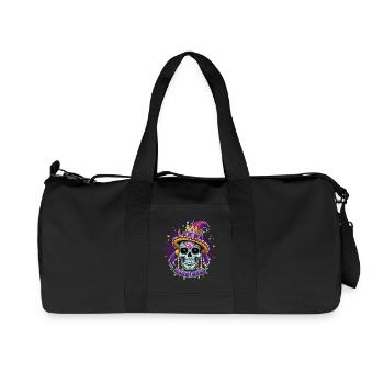 Mardi Gras - Karneval - Totenkopf - Geschenk - Recycelte Canvas-Sporttasche von Stanley/Stella - Schwarz - Vorne