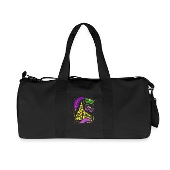 Mardi Gras - Carnaval - Masque - Cadeau - Sac de sport en toile recyclée Stanley/Stella - noir - Devant